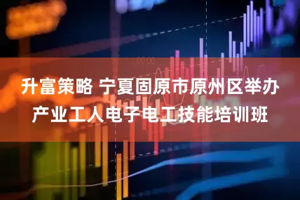 升富策略 宁夏固原市原州区举办产业工人电子电工技能培训班