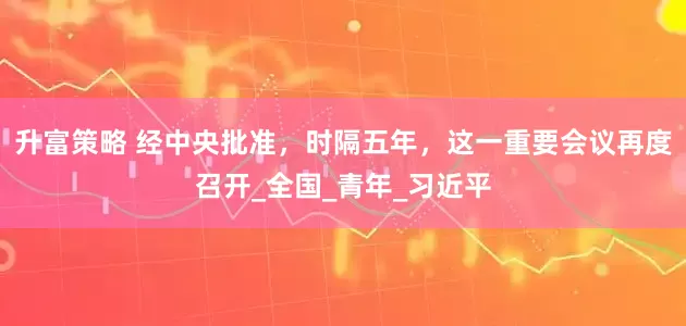 升富策略 经中央批准，时隔五年，这一重要会议再度召开_全国_青年_习近平